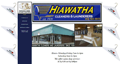 Desktop Screenshot of hiawathacleaners.com