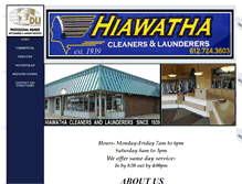 Tablet Screenshot of hiawathacleaners.com